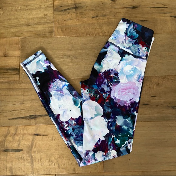 Old Navy Active Go Dry Floral Leggings - Picture 1 of 5